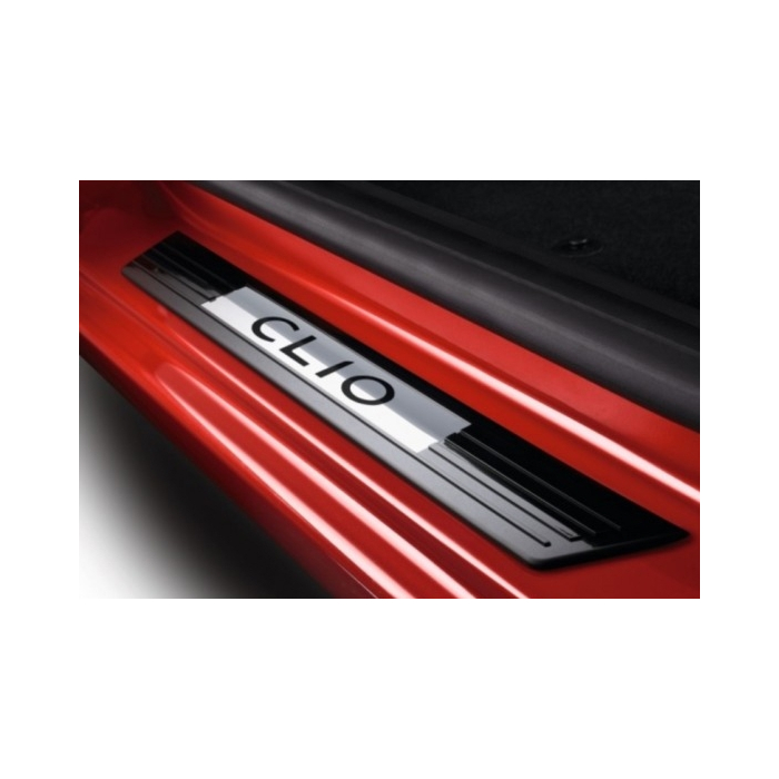 Renault Clio 2012 - .. instaplijsten chroom/zwart