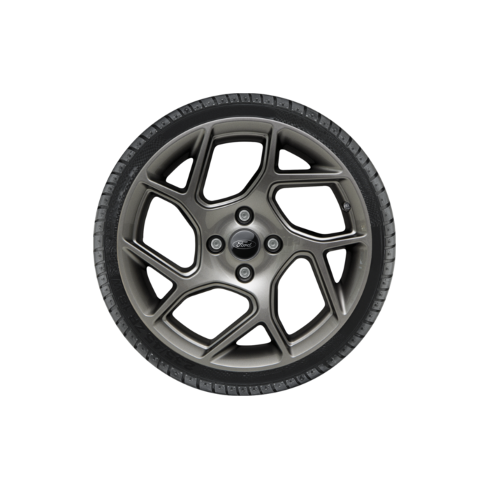 Ford Fiesta (07/2017 - 2023) lichtmetalen velg met winterband 17", 5x2-spaken, Y-design, anthraciet