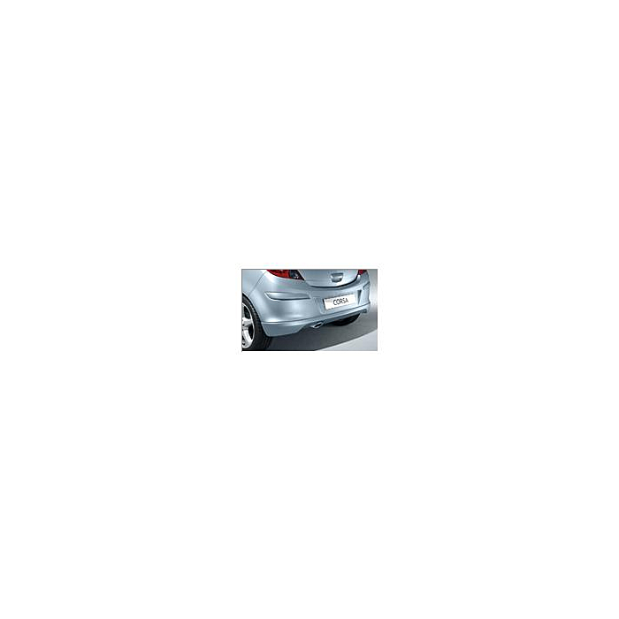 Opel Corsa D OPC-line achterbumperspoiler voor SPORT versies zonder trekhaak