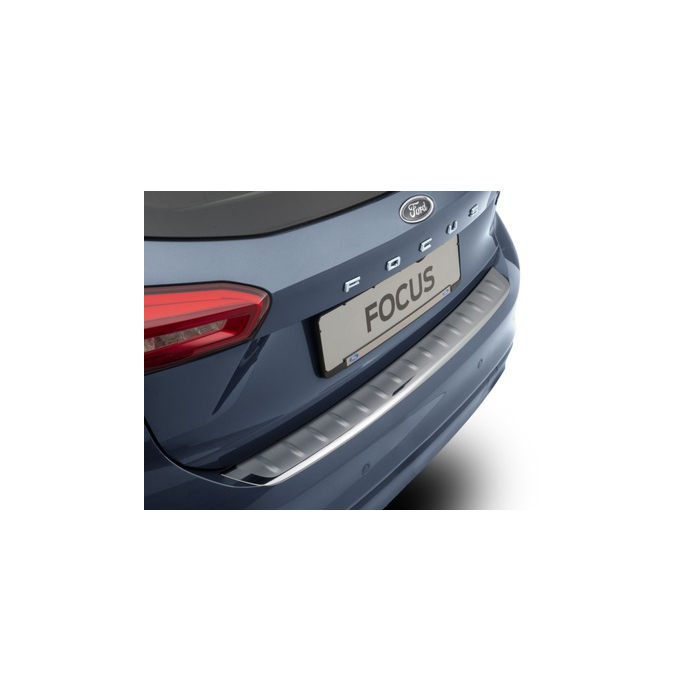Ford Focus (04/2018 - ..) achterbumper beschermlijst, roestvrijstaal