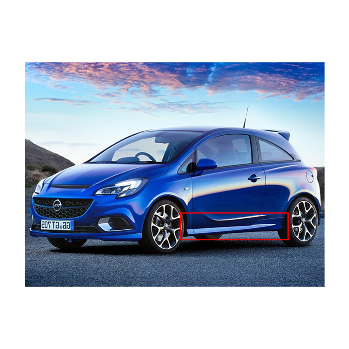 Opel Corsa E 3-drs OPC side skirt links
