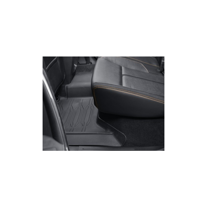 Ford Ranger (11/2011 - 11/2022) vloermatten all-weather, voor en achter, Ranger-logo (dubbele cabine)