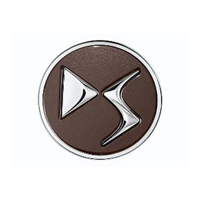 DS naafdoppen Brun Topaze met DS-logo