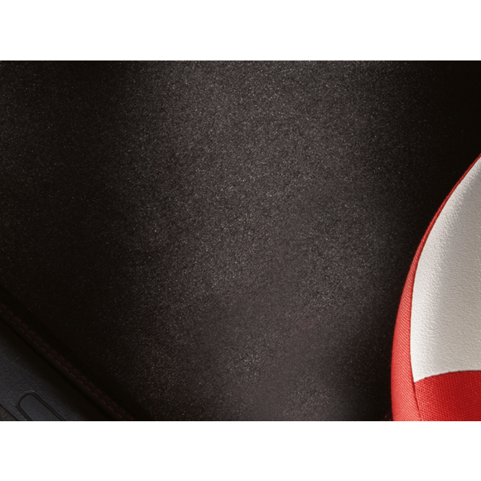 Ford Ka (09/2008 - 10/2011) vloermatten, premium velours achter, zwart met groen stiksel