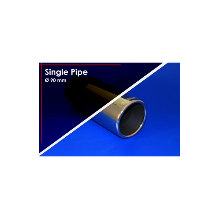 Musketier Citroën C4 Aircross sporteinddemper li/re, 1xØ90 mm duplex