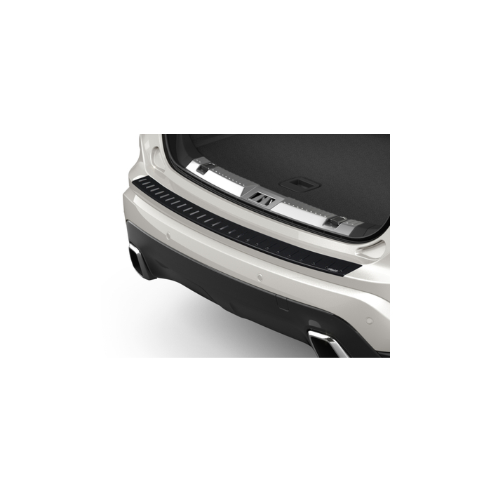 Ford Edge (09/2018 - ..) rear bumper protector, glossy black