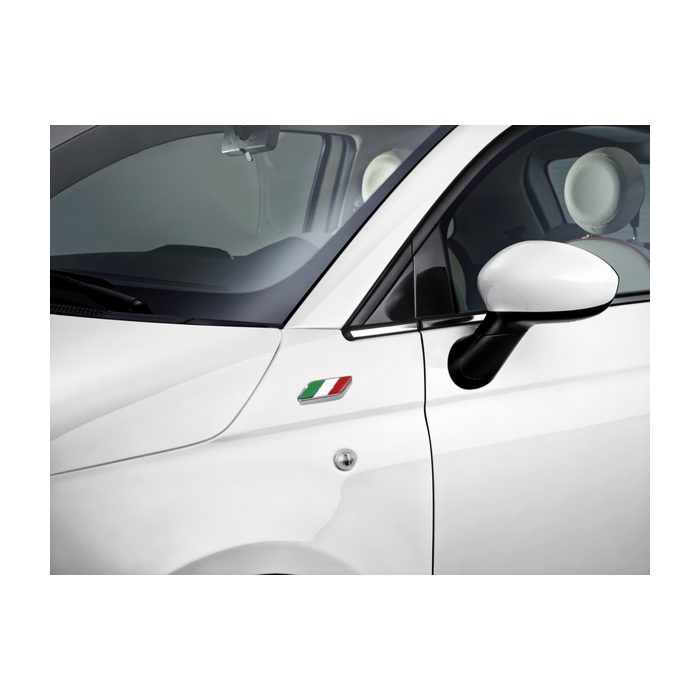 Fiat 500/500c badge Italiaanse vlag