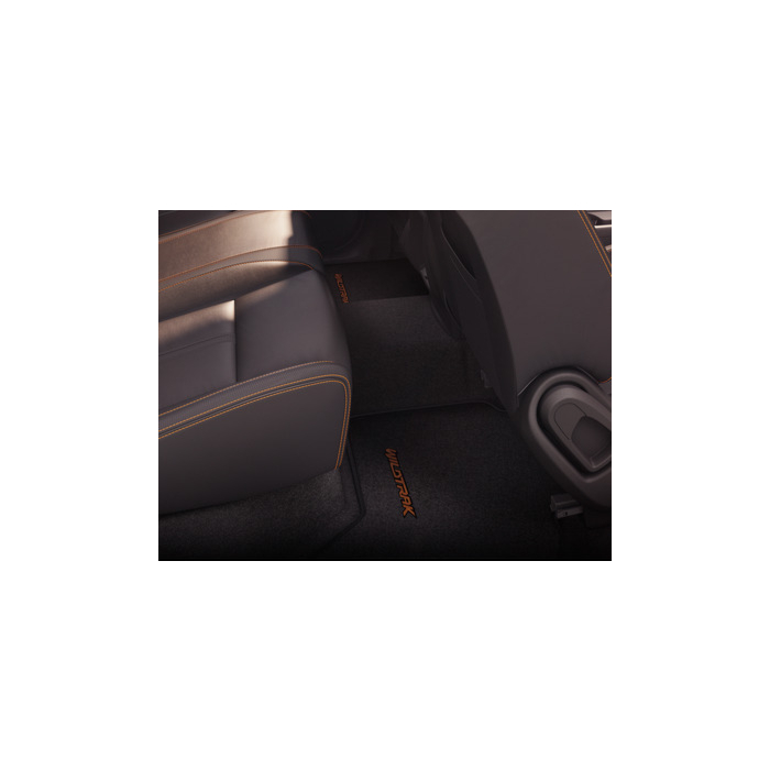 Ford Ranger (11/2011 - 11/2022) vloermatten, premium velours achter, zwart