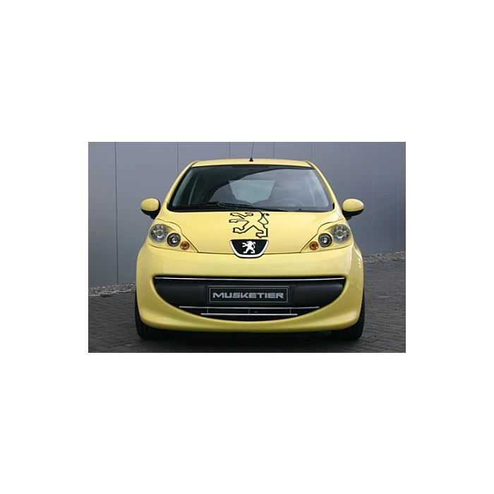 Musketier Peugeot 107 sierlijsten grille chroom Musketier Peugeot 107 sierlijsten grille chroom