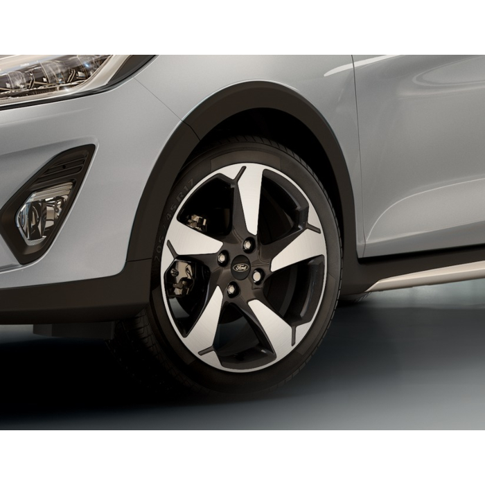Ford Fiesta (07/2017 - 2023) lichtmetalen velg 17" 5-spaaks design, Absolute Black