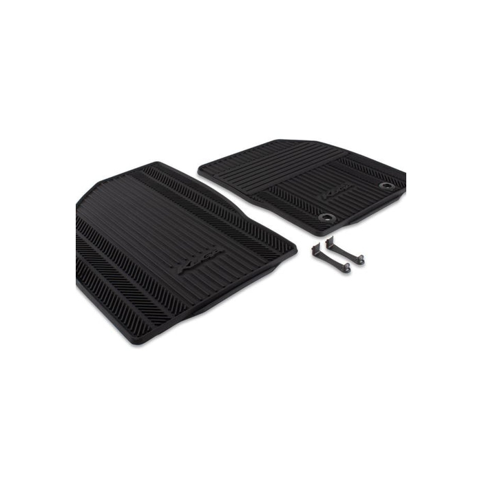 Ford Kuga (01/2008 - 10/2012) vloermatten, all-weather voor / zwart RHD