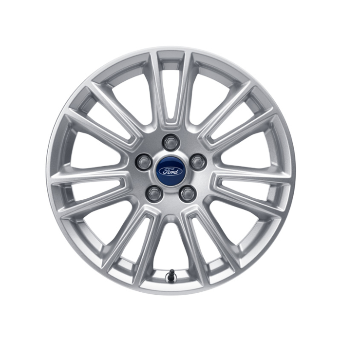 Ford Mondeo (03/2007 - 08/2014) lichtmetalen velg 17" 7x2-spaaks design, Sparkle silver