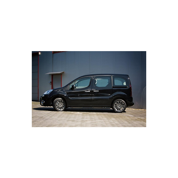 Musketier Citroën Berlingo 3 side bars,rvs Ø60mm, zwart, niet voor XTR