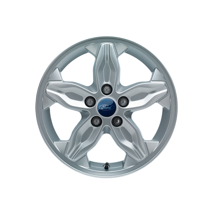 Ford Tourneo Connect / Transit Connect (10/2013 - 03/2024) lichtmetalen velg 16" 5-spaaks design, zilver