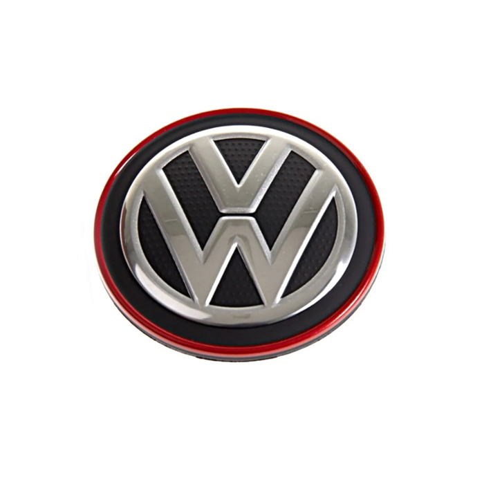 Volkswagen naafkapje met rode rand 66mm