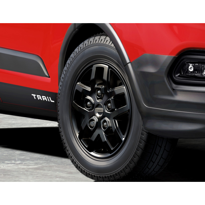 Ford Transit (01/2014 - ..) / Tourneo Custom / Transit Custom (02/2018 - 09/2023) lichtmetalen velg 16" 5 x 2-spaaks design, hoogglanzend zwart