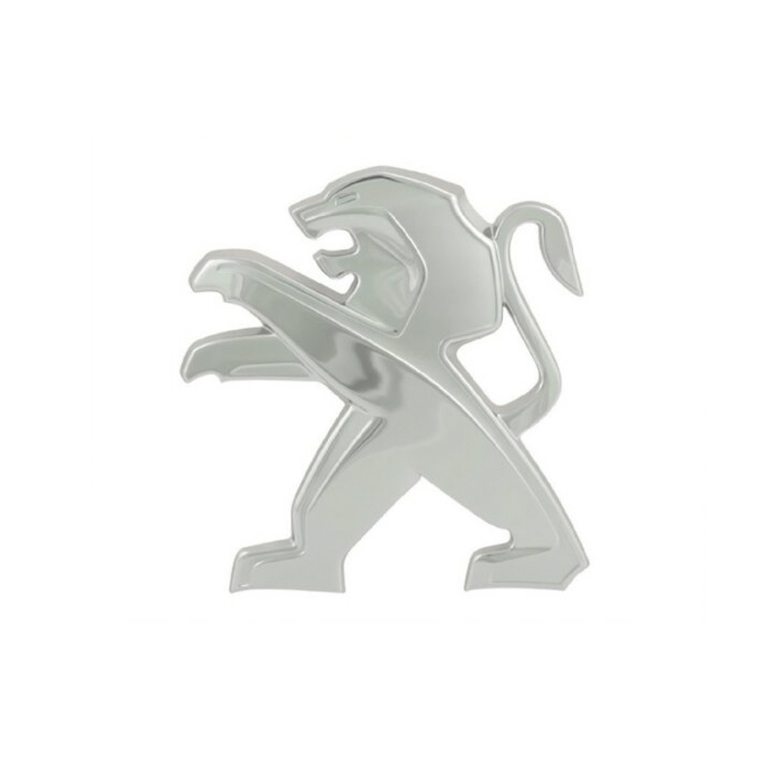Peugeot logo in grille