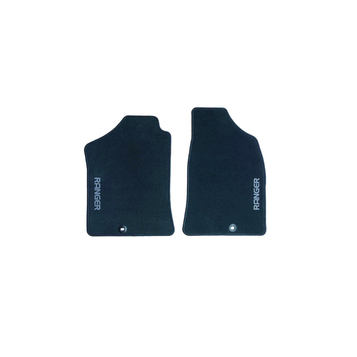 Ford Ranger (2006 - 10/2011) vloermatten, premium velours voor, zwart