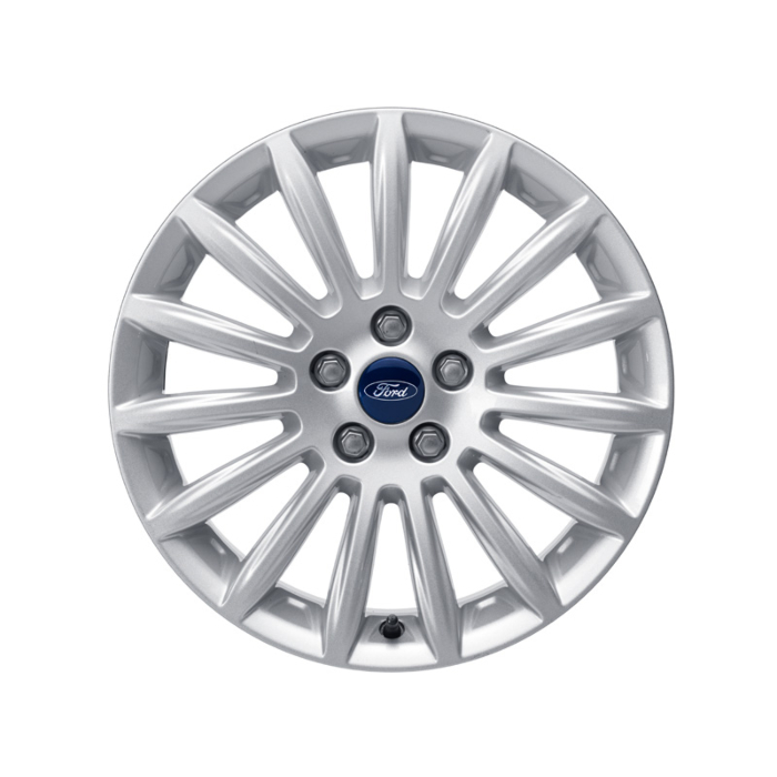 Ford Mondeo (03/2007 - 08/2014) lichtmetalen velg 17" 15-spaaks design, Sparkle silver