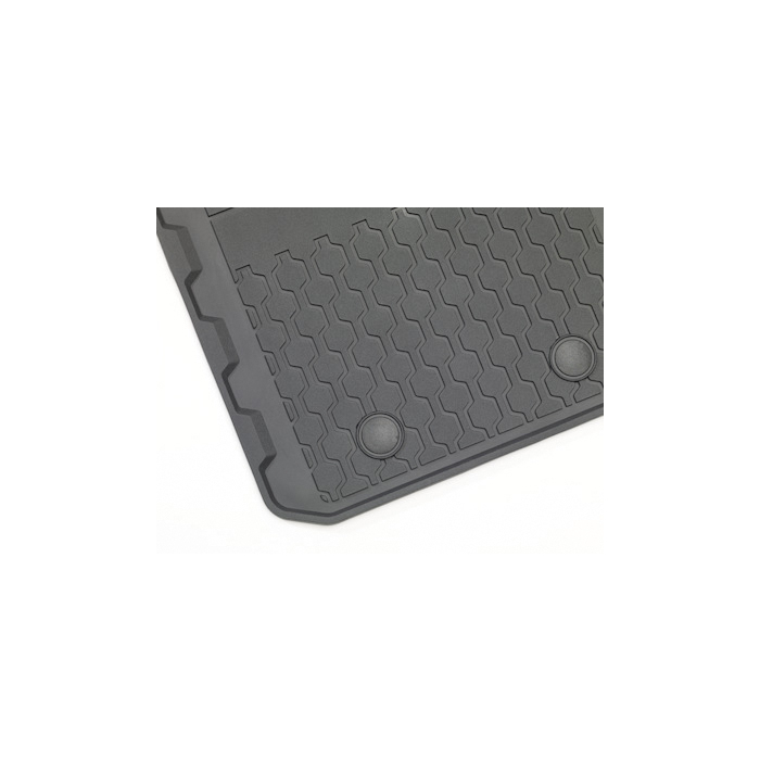 Ford Ranger (11/2011 - 11/2022) vloermatten, all-weather voor en achter, zwart voor dubbele cabine