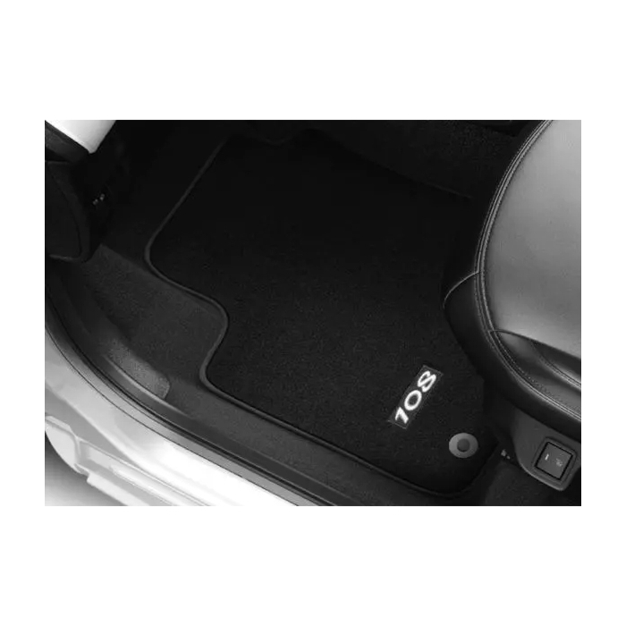 Peugeot 108 (2014 - 2021) set velours with 108 logo