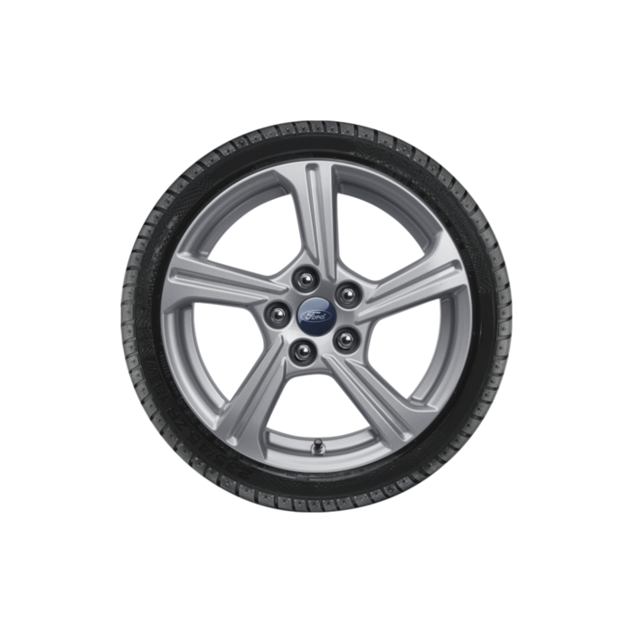 Ford Puma (10/2019 - ..) lichtmetalen velg met winterband 16", 5-spaaksdesign, zilver