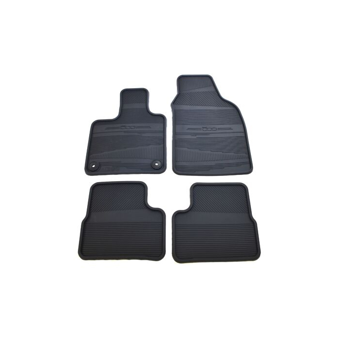 Fiat 500e vloermatten rubber