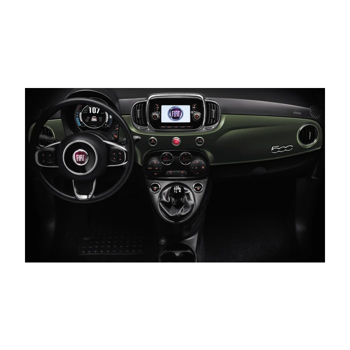 Fiat 500/500c dashboard wrapping legergroen - lange deel (niet voor links stuur) Fiat 500/500c dashboard wrapping legergroen - lange deel (niet voor links stuur)
