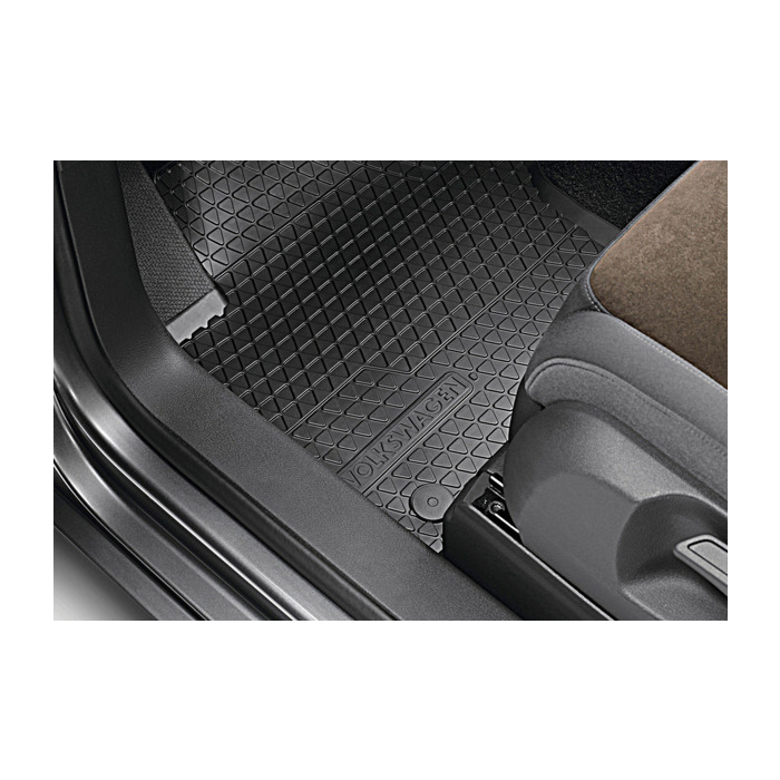 Volkswagen Touran 2003 - 2015 all-weather vloermatten, voor (drukknop-bevestiging)