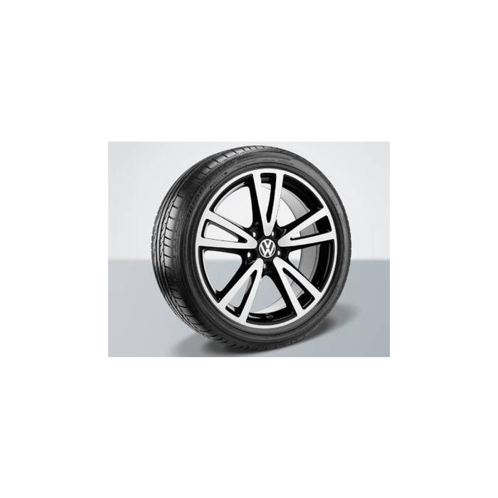 Volkswagen lichtmetalen velg Vision, 8J x 18, hoogglans zwart