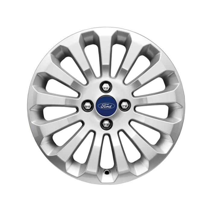 Ford alloy wheel 15" 13-spoke design silver