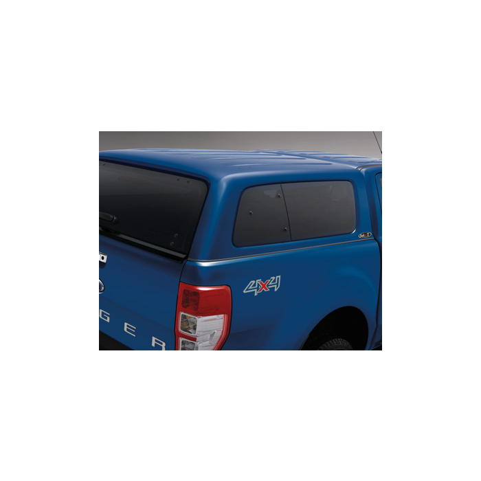 Ford Ranger (11/2011 - 01/2019) hard top met zijruiten (Niet voor Wildtrack)