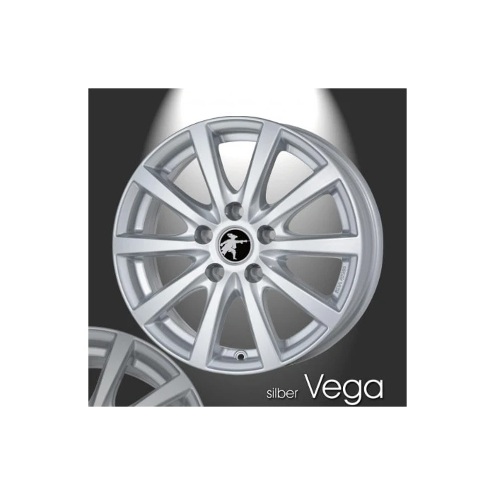 Musketier Peugeot 307 lichtmetalen velg Vega 6x15 zilver
