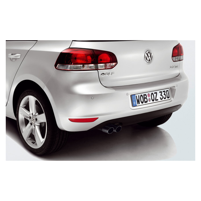 Volkswagen Golf 6 achterbumpersierlijst transparant