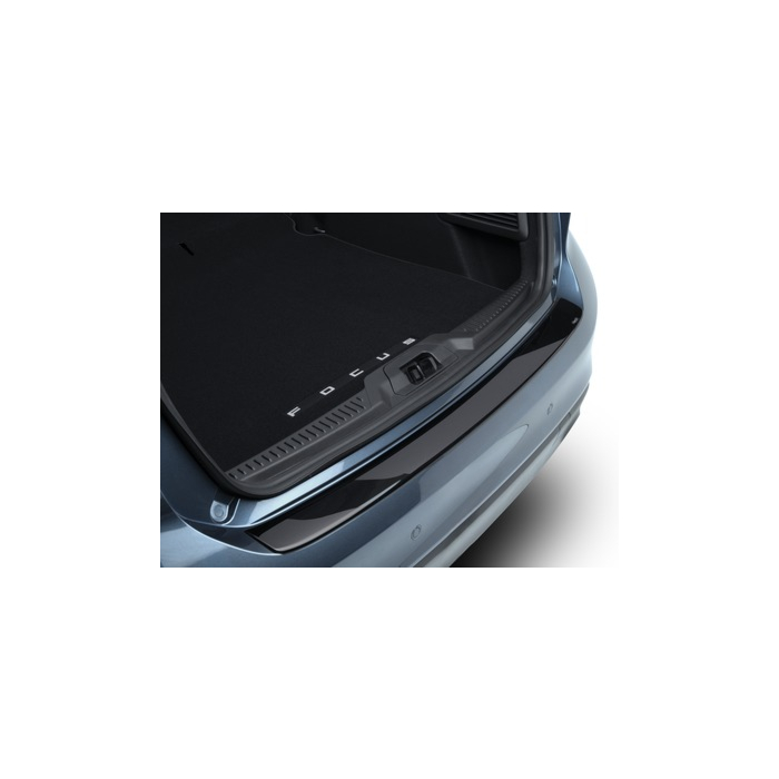 Ford Focus (04/2018 - ..) achterbumper beschermlijst, glanzend zwart