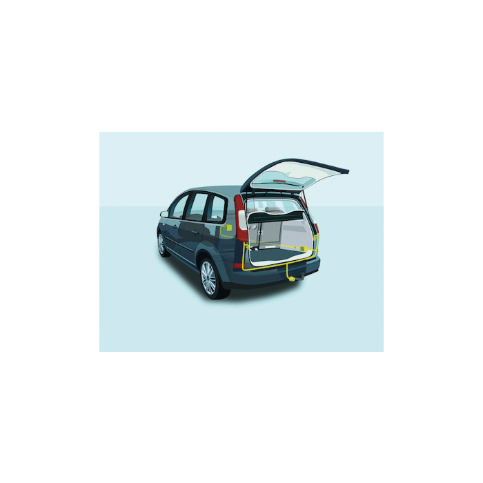 Ford C-MAX (11/2010 - 02/2014) trekhaak aansluiting 13-polig