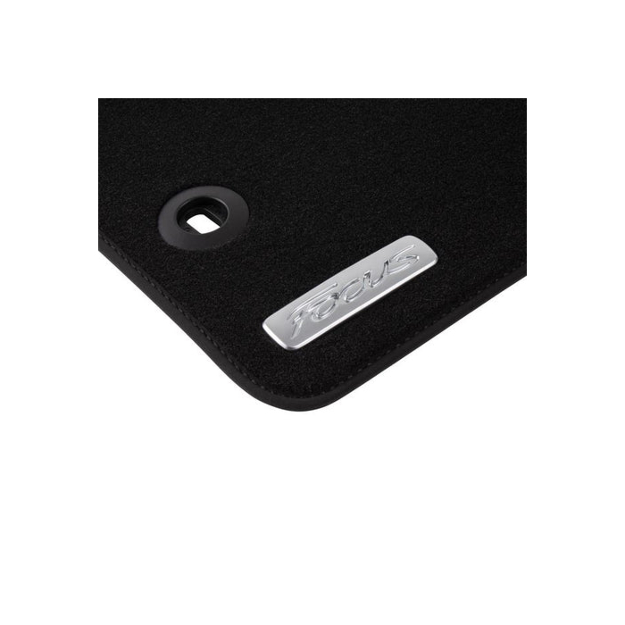 Ford Focus (07/2004 - 12/2010) vloermatten velour voorzijde, zwart RHD