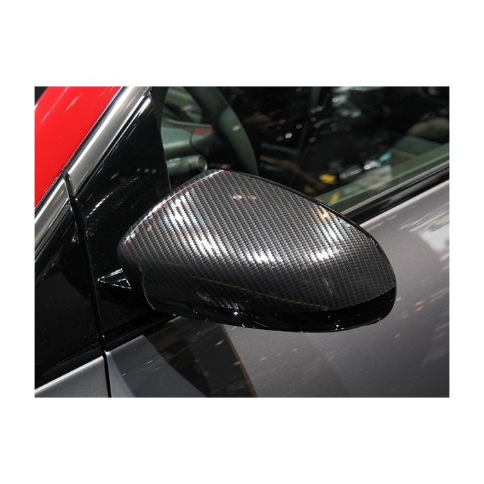 Opel Corsa D / E spiegelkappen "Carbon Effect"