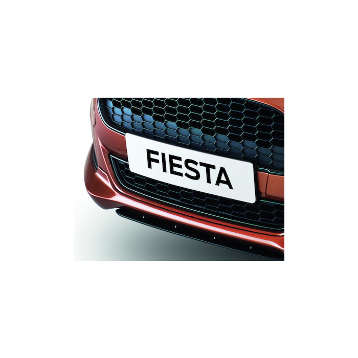 Ford Fiesta (11/2012 - 06/2017) splitter voorbumper zwart