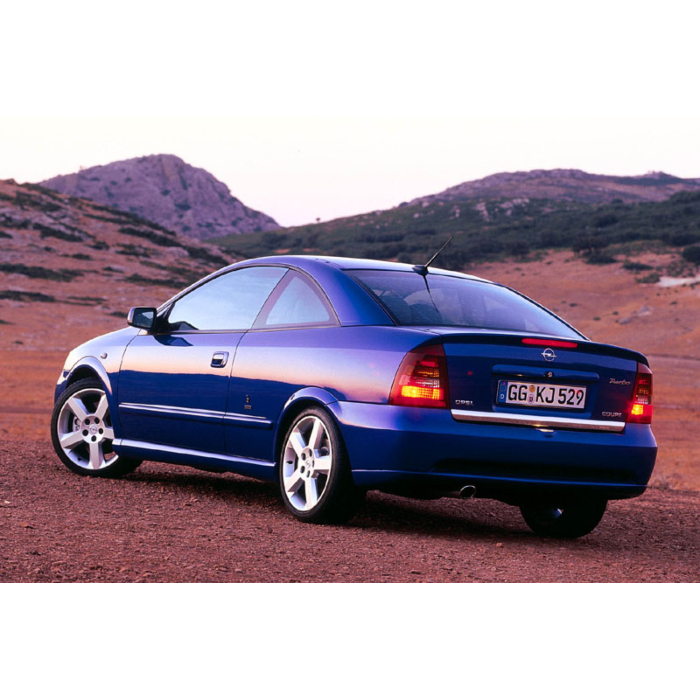 Opel Astra G achterklepsierstrip chroom