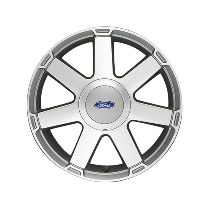 Ford Fusion (2002 - 2012) lichtmetalen velg 16" 7-spaaks design, gepolijst zilver