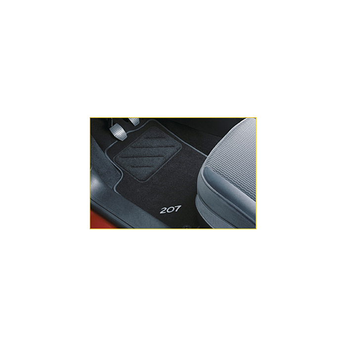 Peugeot 207 floor mats needle felt LHD