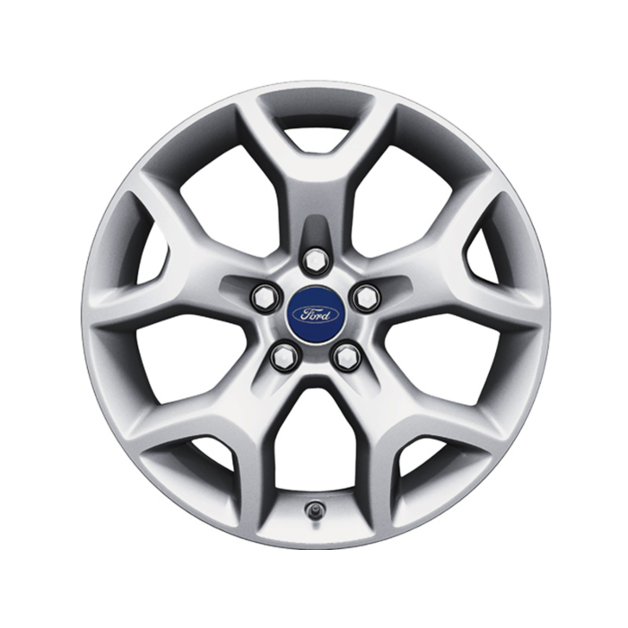 Ford Kuga (2008 - 10/2012) lichtmetalen velg 17" 5-spaaks Y-design, gepolijst zilver