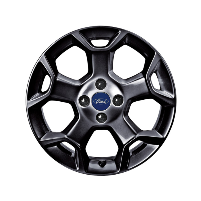 Ford Ka (09/2008 - 05/2016) lichtmetalen velg 16" 5-spaaks Y-design Panther Black