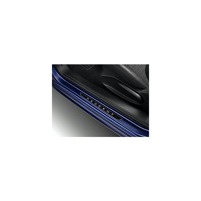 Peugeot 208 (2012 - 2019) / 308 (2013 - 2021) / 2008 (2013 - 2019) scuff plates Dark Chrome