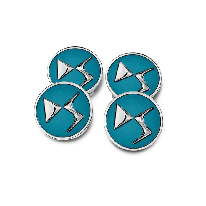 DS naafdoppen Vert Emeraude met DS-logo