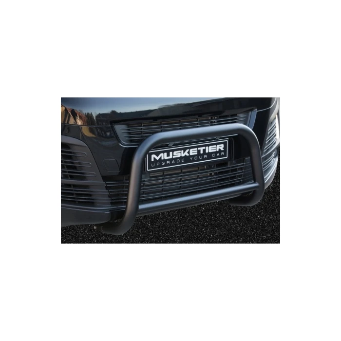 Musketier Citroën Jumpy / Peugeot Expert / Toyota ProAce 2016 - .. rvs-bullbar zwart Ø60 mm met EG-goedkeuring