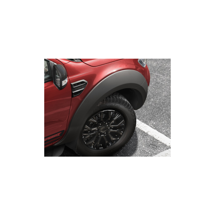 Ford Ranger (02/2019 - ..) Limited & Wildtrak wielkuipverbreders voor en achter, matzwart