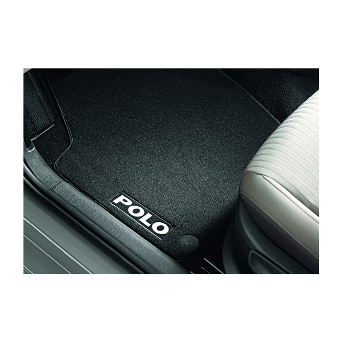 Volkswagen Polo (2009 - 2017) vloermatten velours, voor en achter