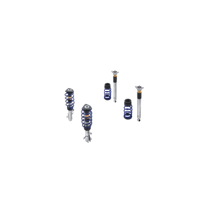Ford Fiesta (07/2017 - 2023) schroefset roestvrij staal met gepoedercoate veren in Ford Performance blue